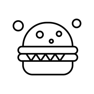 Gıda simgesinin vektör illüstrasyonu