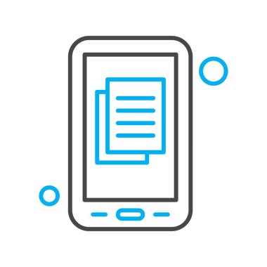 Vektör belgesi Simge illüstrasyonu