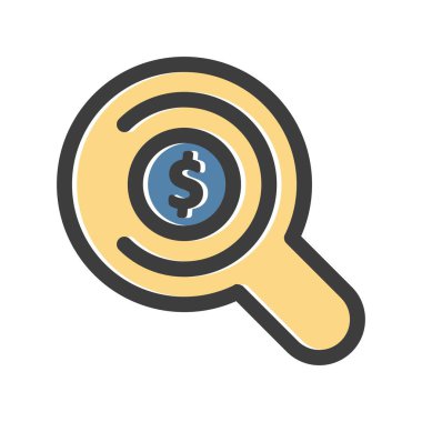 vektör Arama Simgesi illüstrasyonu