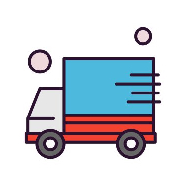 vektör dağıtım aracı simgesi