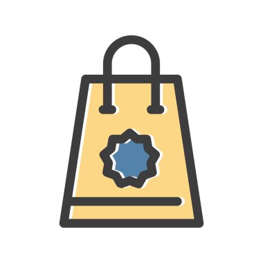 çanta simgesi vektör illüstrasyonu