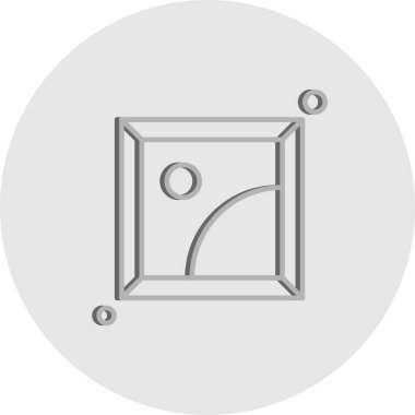 Vektör galerisi simgesi illüstrasyonu