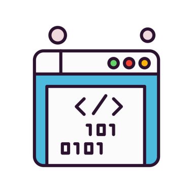 websitesi simgesi vektör illüstrasyonu