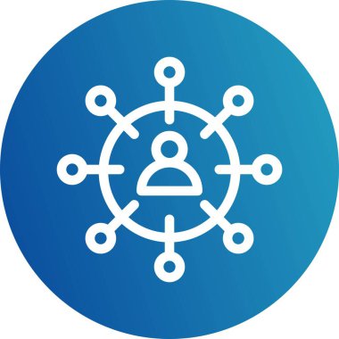 özet vektör illüstrasyon simgesi