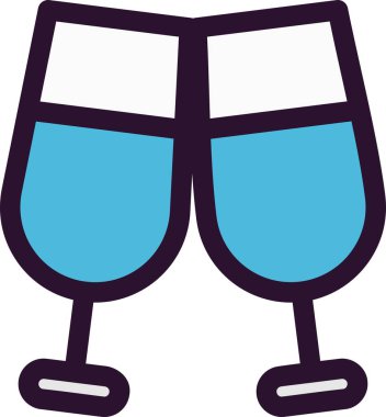 vektör şarap kadehleri resimleme