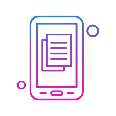 Vektör belgesi Simge illüstrasyonu