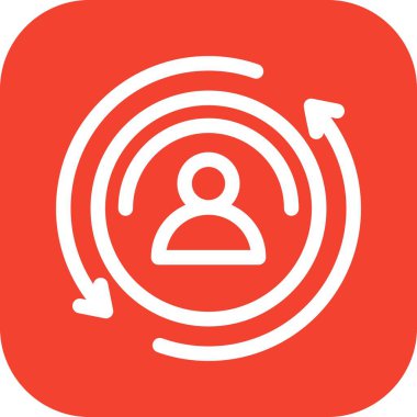 özet vektör illüstrasyon simgesi