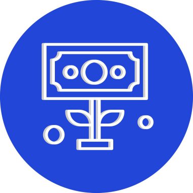 Dolar simgesi vektör illüstrasyonu