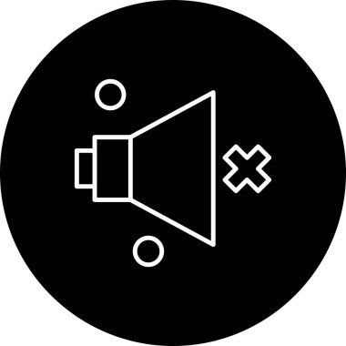 vektör sözcüsü Simgesi illüstrasyonu