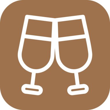 vektör şarap kadehleri resimleme