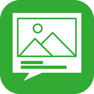 Vektör galerisi simgesi illüstrasyonu