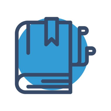 kitap simgesi vektör illüstrasyonu