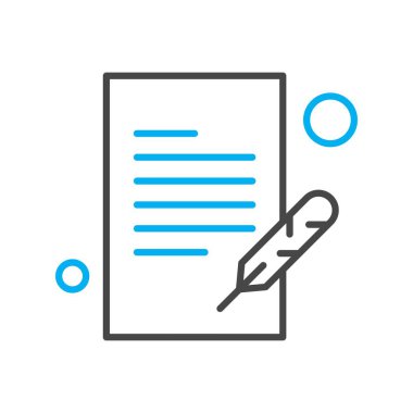 Vektör belgesi Simge illüstrasyonu