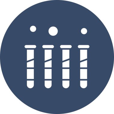 Vektör test tübü Ico