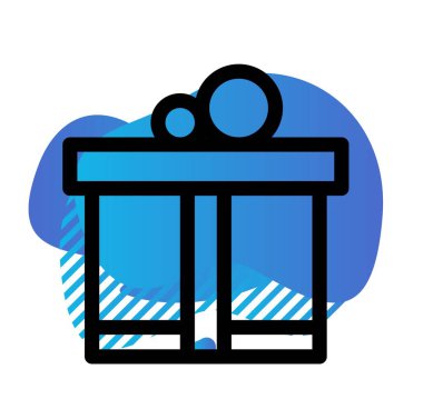 hediye simgesi vektör illüstrasyonu