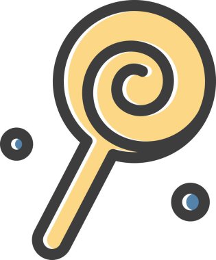 Şekerleme ikonu illüstrasyonu