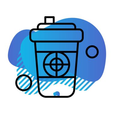 Vektör Kahve Simgesi illüstrasyonu