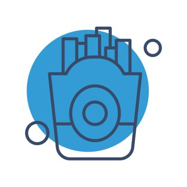 Gıda vektörü illüstrasyon simgesi