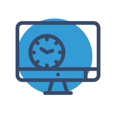 vektör lcd simgesi illüstrasyonu