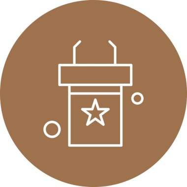 özet vektör illüstrasyon simgesi