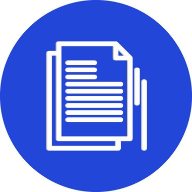 Vektör belgesi Simge illüstrasyonu