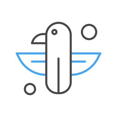 özet vektör illüstrasyon simgesi