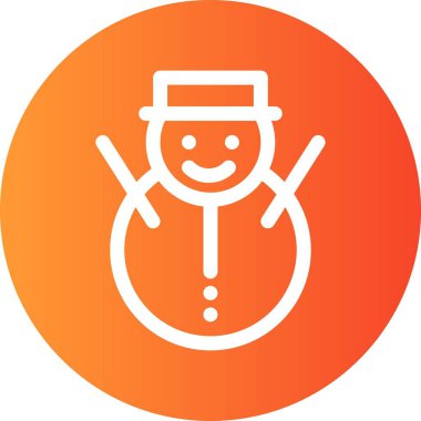 Vektör Kardan Adam simgesi illüstrasyonu