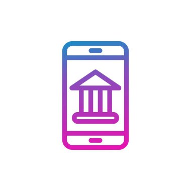 Telefon simgesinin vektör illüstrasyonu