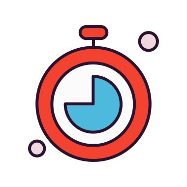 vektör kronometre simgesi illüstrasyonu