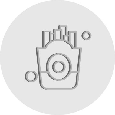 Gıda vektörü illüstrasyon simgesi