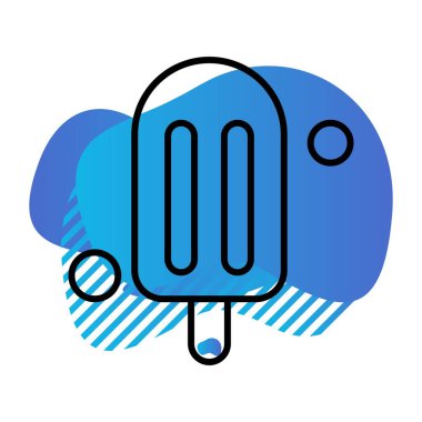 Dondurma ico vektörü.