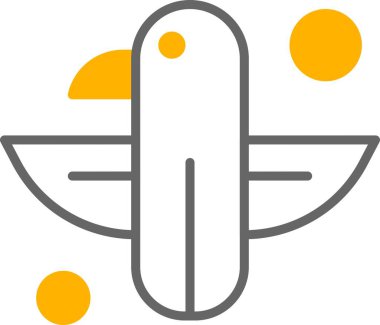 özet vektör illüstrasyon simgesi