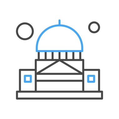 vektör Beyaz Saray ico