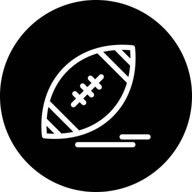 Rugby ikonu illüstrasyonu