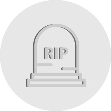 vektör mezar simgesi çizimi