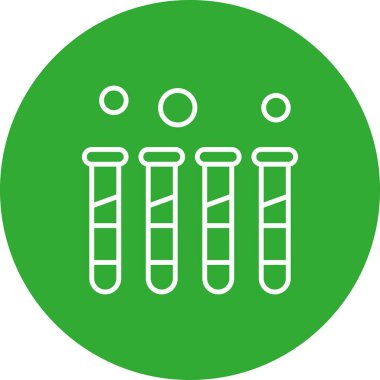 Vektör test tübü Ico