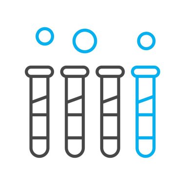 Vektör test tübü Ico