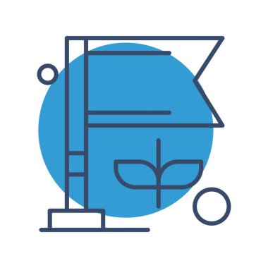 özet vektör illüstrasyon simgesi