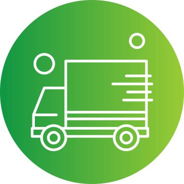 vektör dağıtım aracı simgesi