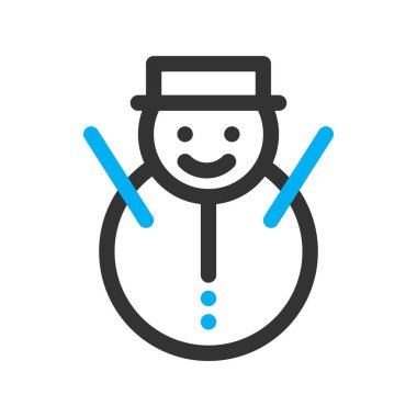 Vektör Kardan Adam simgesi illüstrasyonu