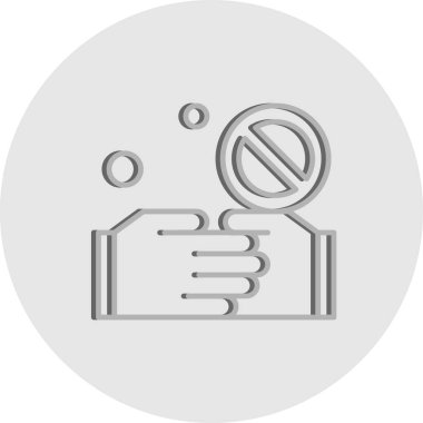 özet vektör illüstrasyon simgesi