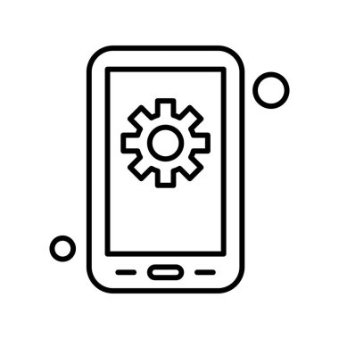 Vektör ayarı Simge illüstrasyonu