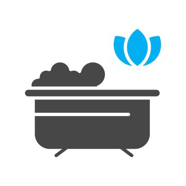 vektör Küvet Simgesi illüstrasyonu