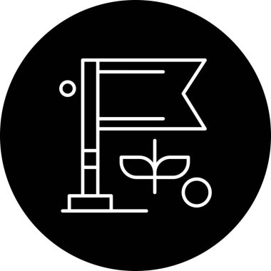 özet vektör illüstrasyon simgesi