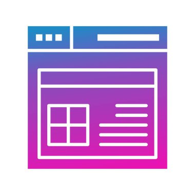 vektör web sayfası resimleme