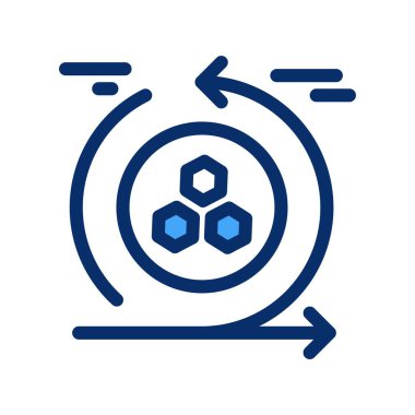  vektör yeniden yükleme simgesi illüstrasyonu