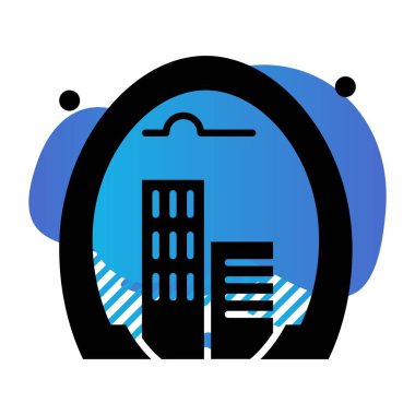 özet vektör illüstrasyon simgesi