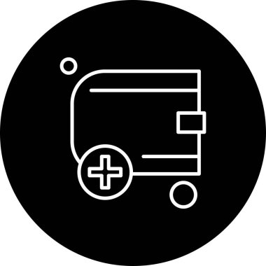 cüzdan ikonu vektör illüstrasyonu