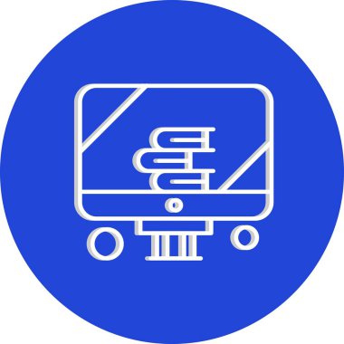 özet vektör illüstrasyon simgesi