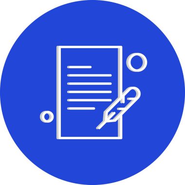 Vektör belgesi Simge illüstrasyonu